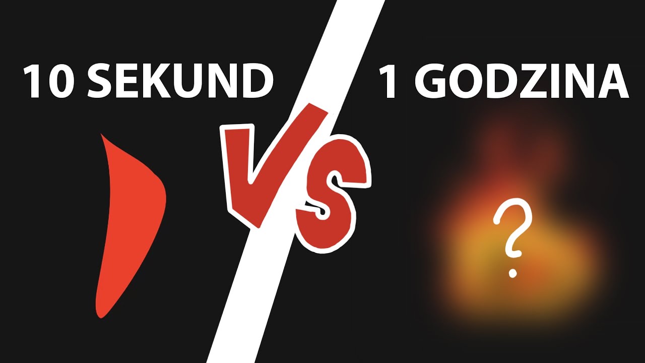 Animacja ognia 10 SEKUND VS 1 GODZINA