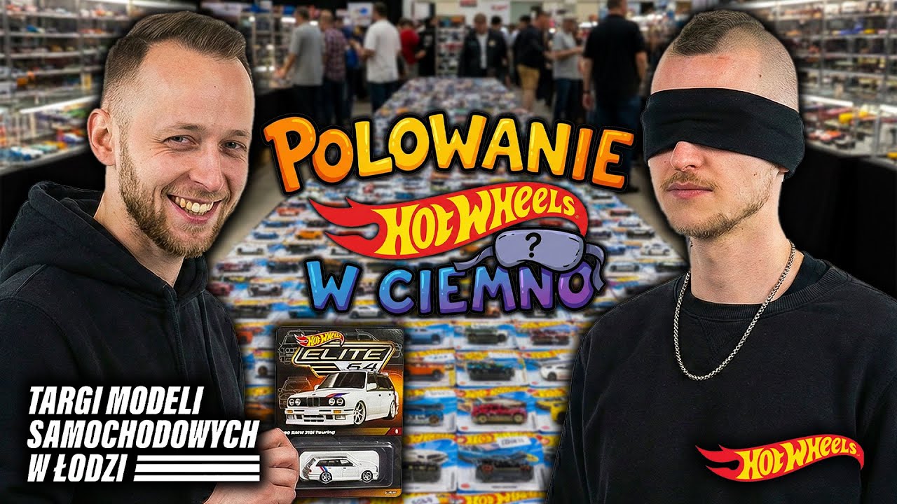 Zrobiliśmy POLOWANIE HOT WHEELS W CIEMNO w Łodzi!