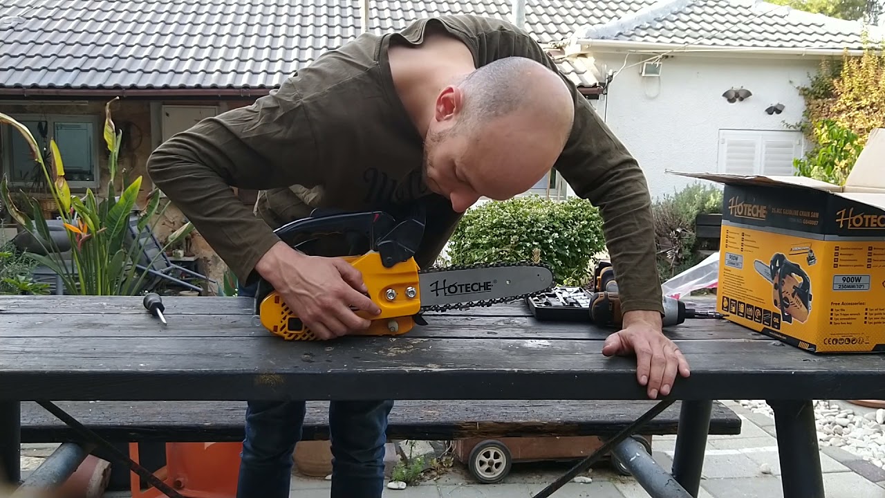 סרטון הרכבה מסור שרשרת ידית עילית\מסור הנפה
