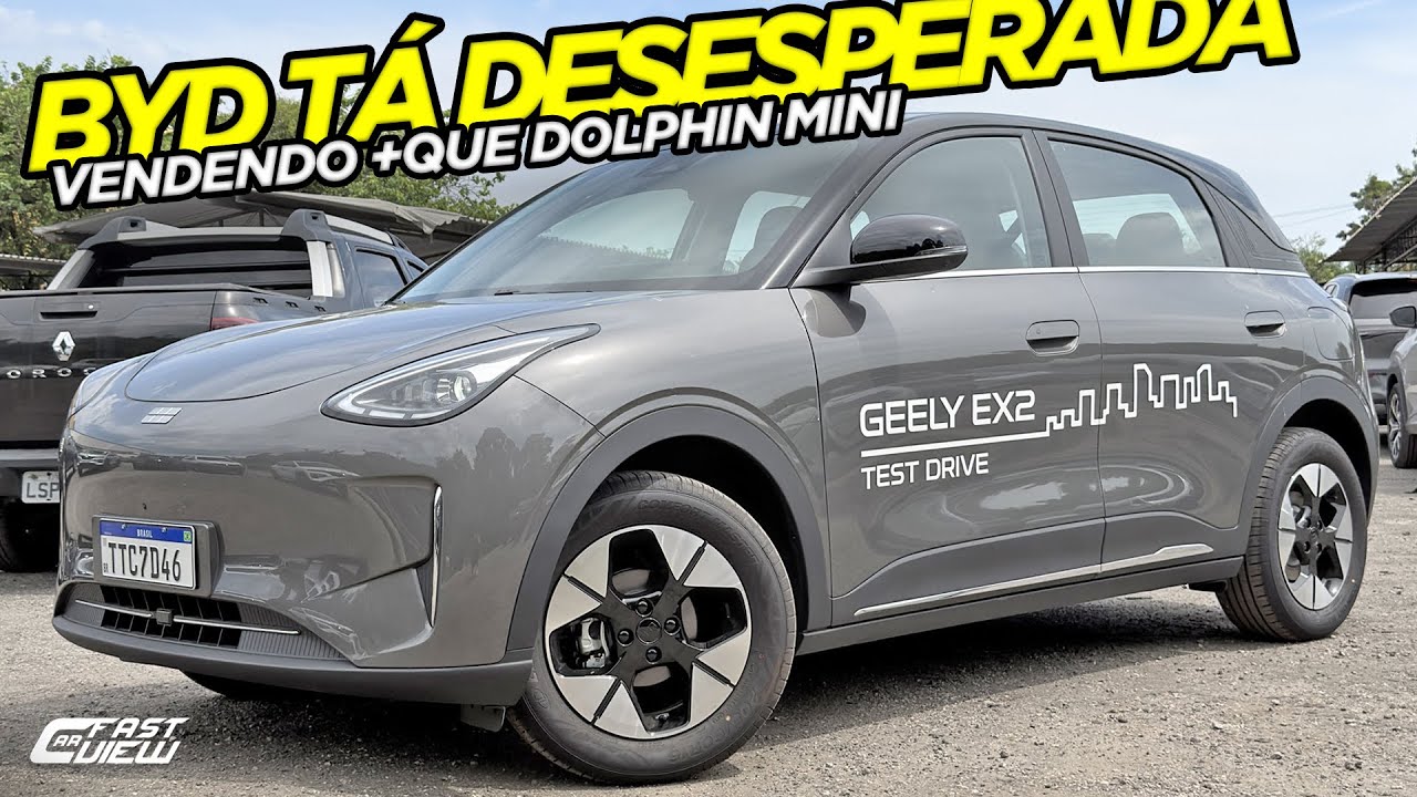 NOVO GEELY EX2 ÚNICO TRAÇÃO TRASEIRA +EQUIPADO QUE DOLPHIN MINI, ESPAÇO TRASEIRO ABSURDO VALE A PENA