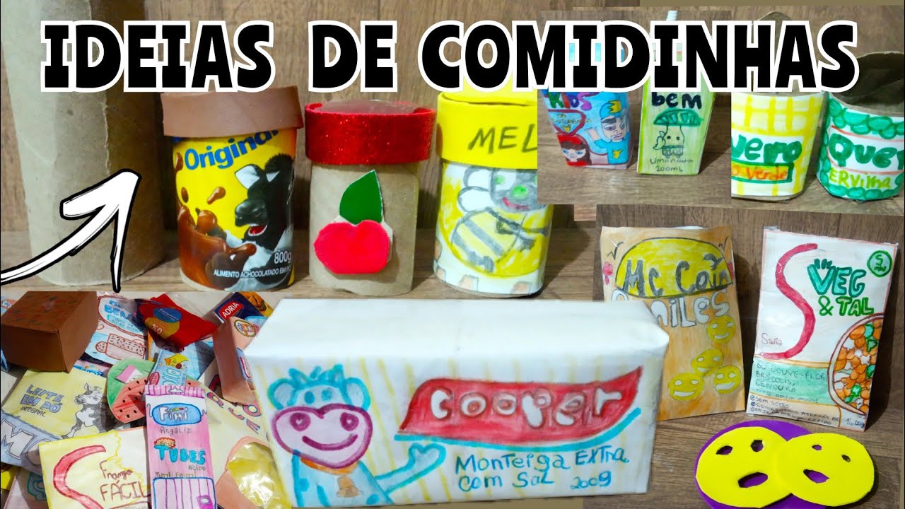 IDEIAS DE COMIDINHAS PARA BEBÊ REBORN!!