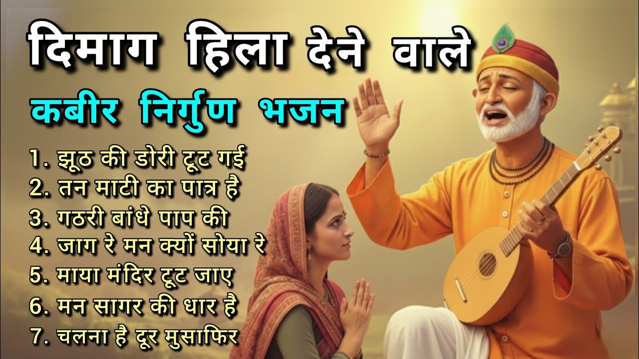 दिमाग हिला देने वाले कबीर निर्गुण भजन || Top Kabir Nirgun Bhajan Collection || #kabirbhajan #nirgun 