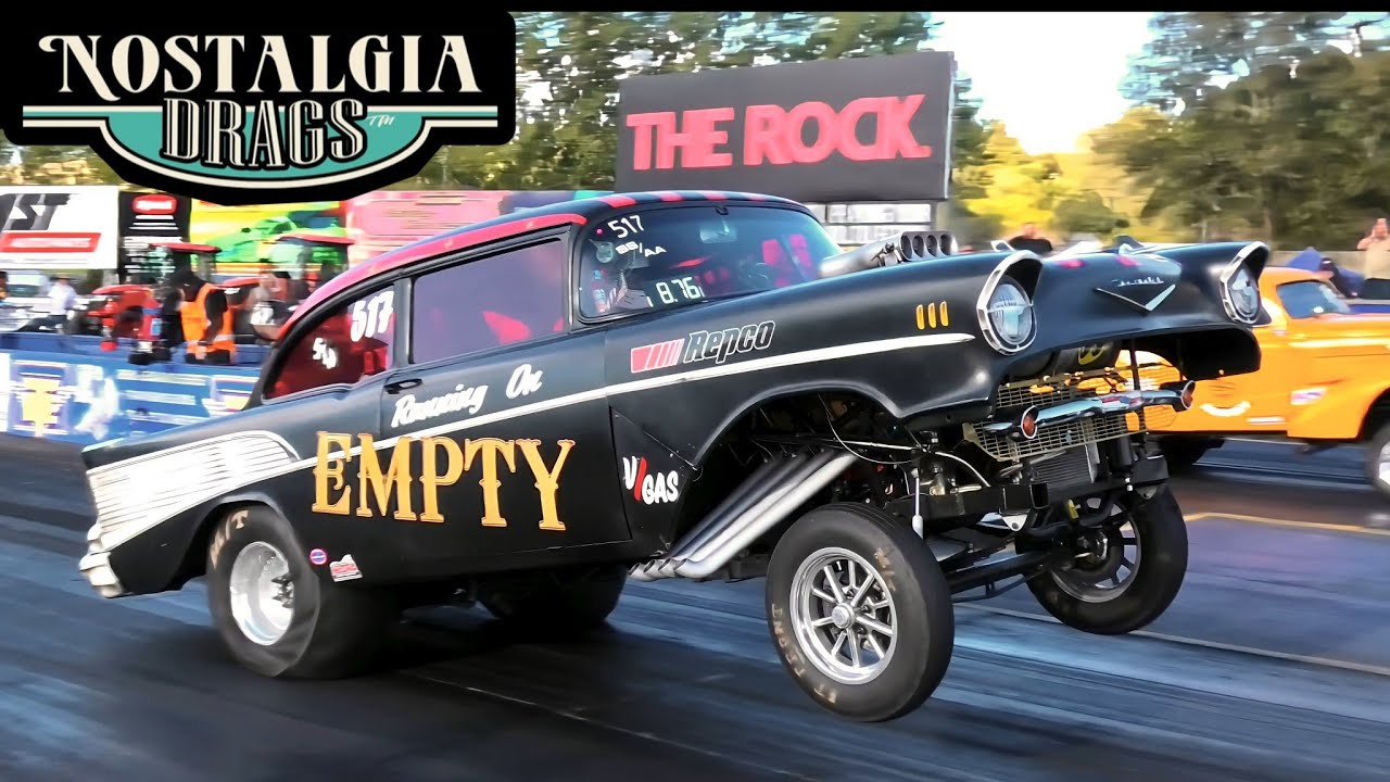 GASSER ATTACK at Nostalgia Drags 2025 | Old School Drag Racing in New Zealand