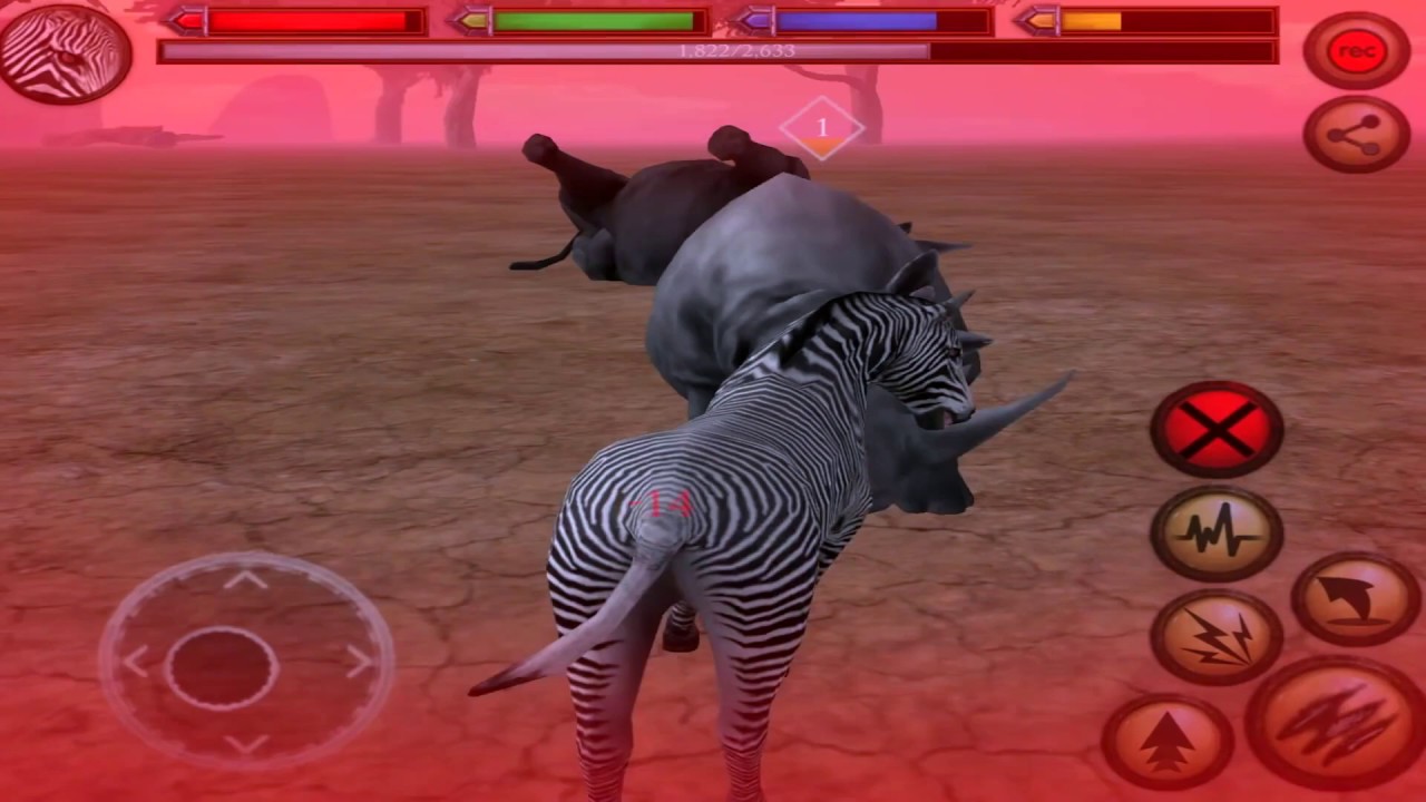 Zebra VS Lion, Cheetah, Crocodile, Hippo, Rhino, Ultimate Savanna Simulator