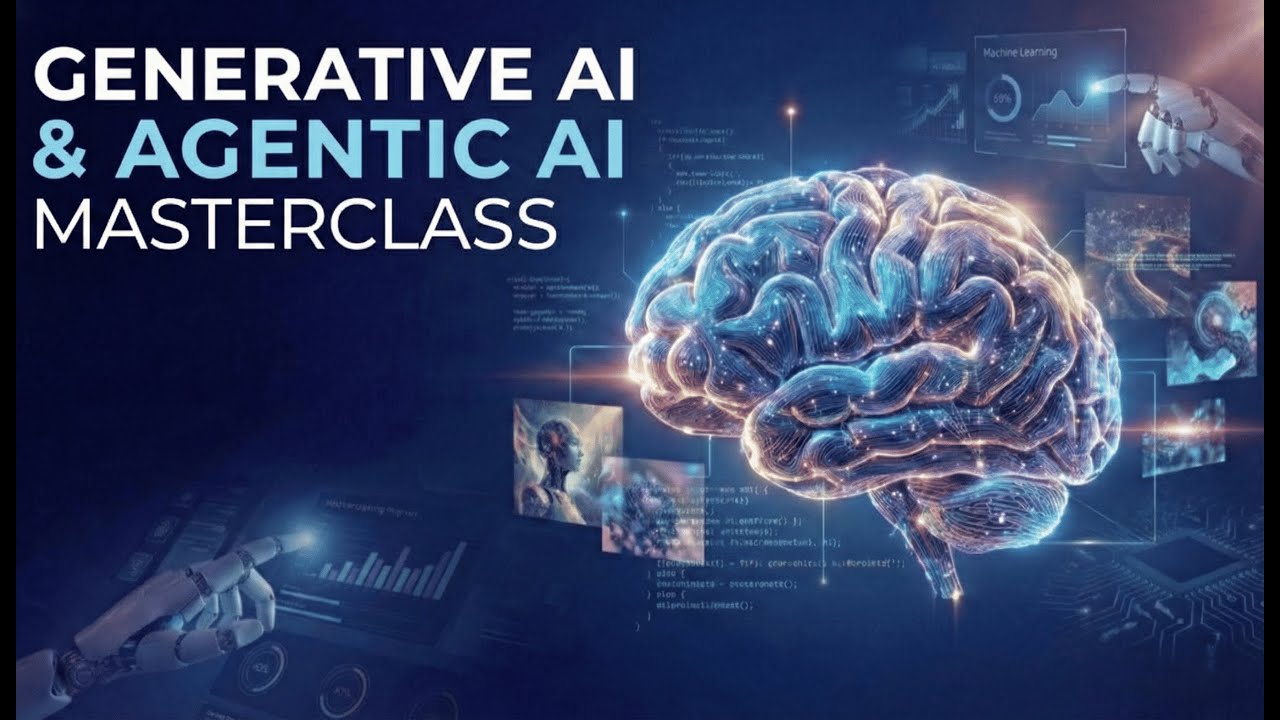Generative AI & Agentic AI Explained in Just 90 Minutes 🚀 | Future of AI Starts Here