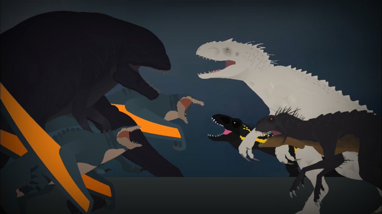 Hybrids vs Mutants |Jurassic World Battle |Complete Animation 