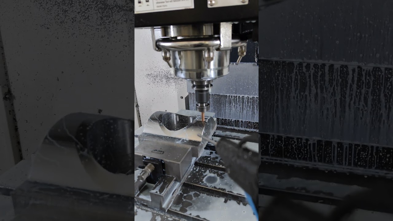 CNC VMC 3D PROFILE MACHINING TOOL AND DIE #cnc #mastercam #education #intership #mastercamtamil
