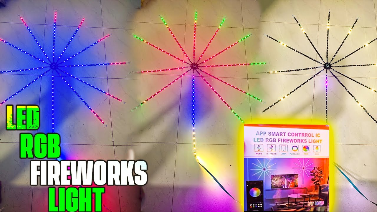 Led RGB Fireworks Light | Full Details Unboxing | Smart Light | Diwali Light 2024
