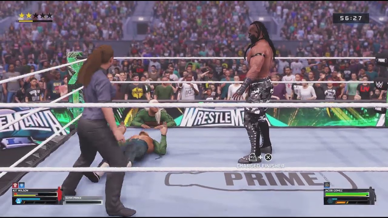Jacob Gomez Vs Kit Wilson Wrestlemania 39 X WWE Championship Match