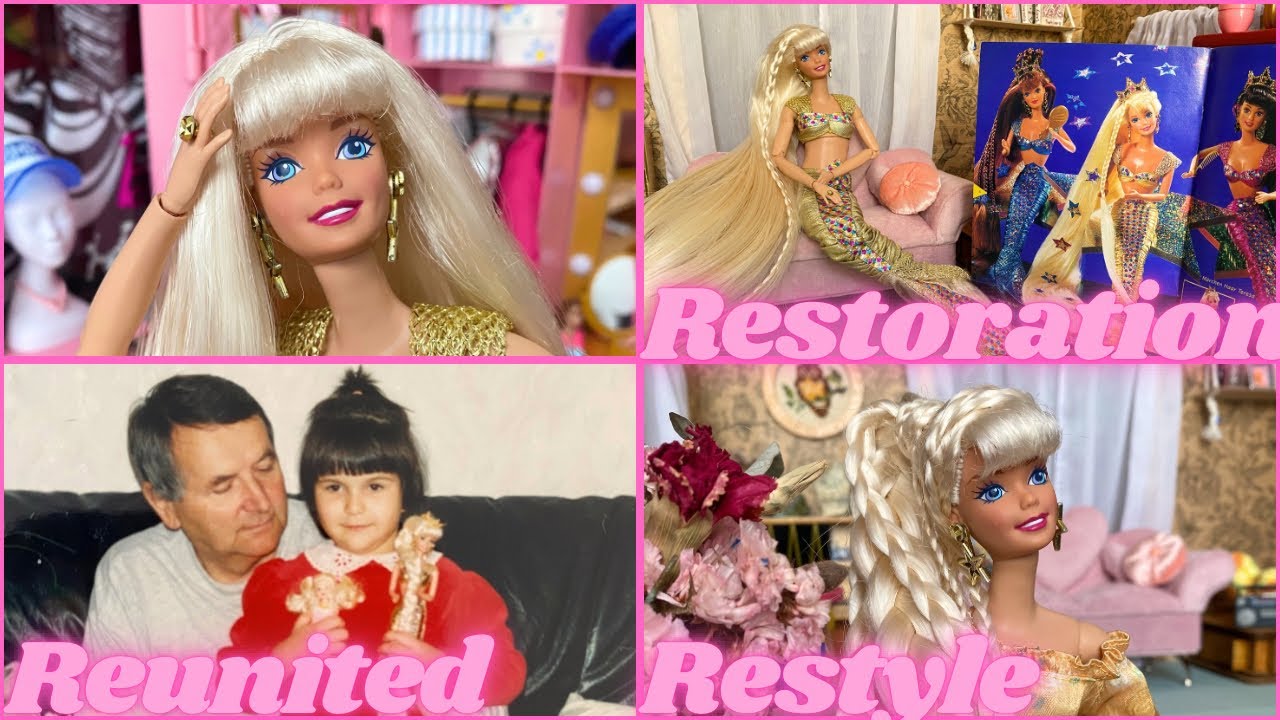 How I was reunited with my favourite childhood doll the Jewel Hair Mermaid from 1995 🥹🥰❤️‍🩹