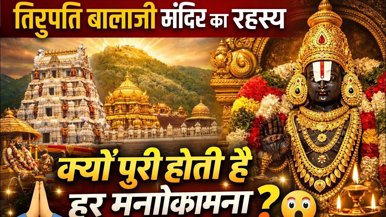 तिरुपति बालाजी मंदिर का रहस्य | क्यों पूरी होती है हर मनोकामना? | Tirupati 