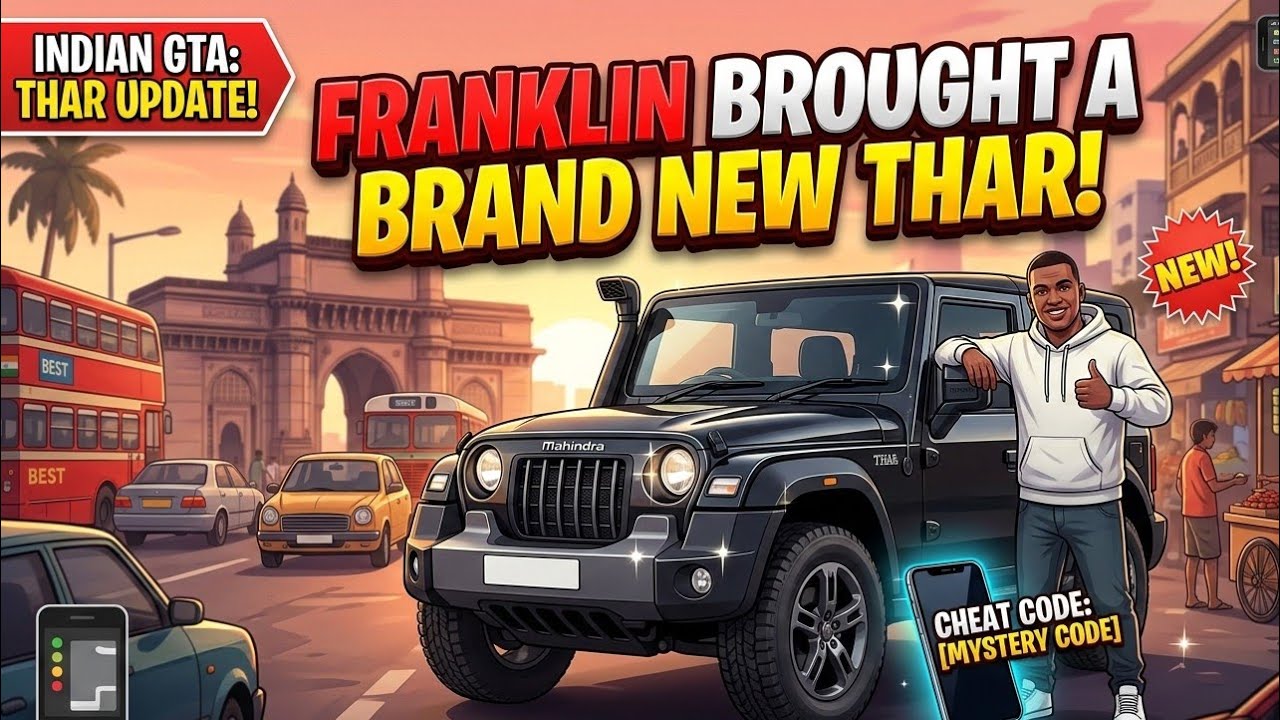 🎮 Franklin 🎮 Buys 😱 NEW ☠️ Modified 🎮 Thar 😱 (Insane 😱 Customization ☠️!)☠️ Indian GTA 