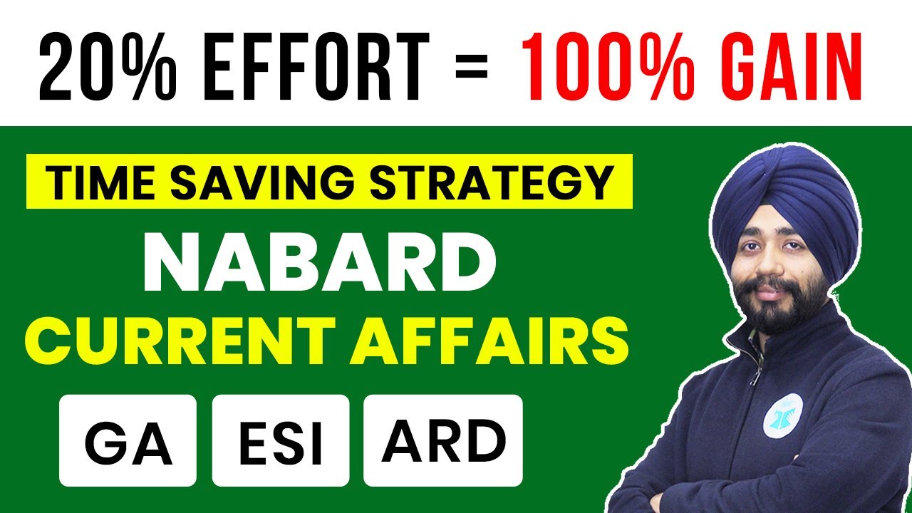 Current Affairs NABARD Grade A | ESI & ARD Current Affairs Sources Strategy NABARD | NABARD EduTap