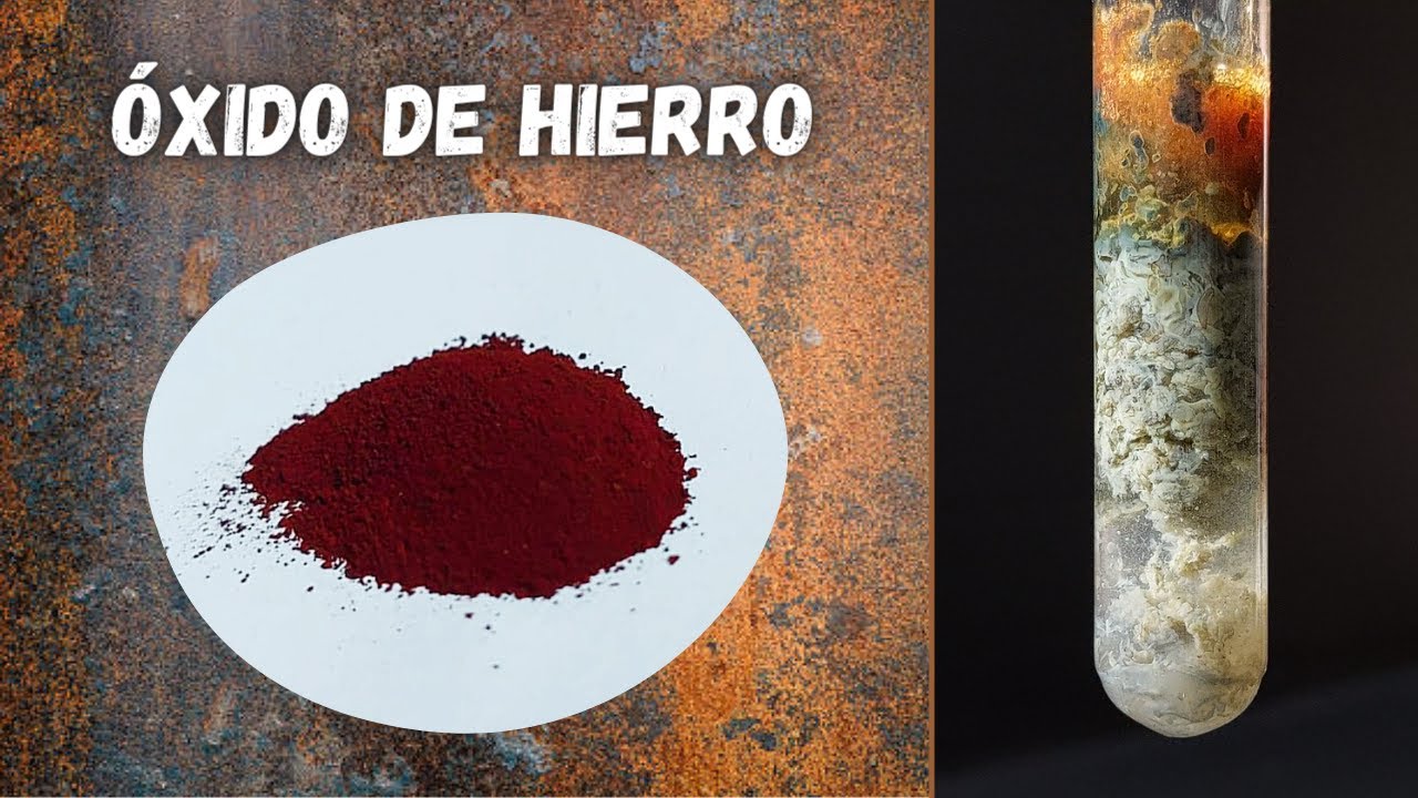 🧪Cómo hacer ÓXIDO de HIERRO (III)🔧| Síntesis Química ⚗️| Práctica fácil de laboratorio| Explicada