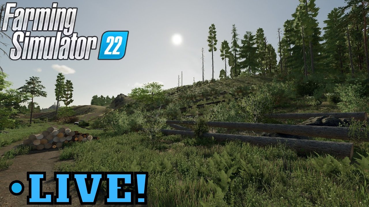 Logging In Farming Simulator 22 FS 22 Started With $0.00 A Chainsaw And A Pickup Truck
