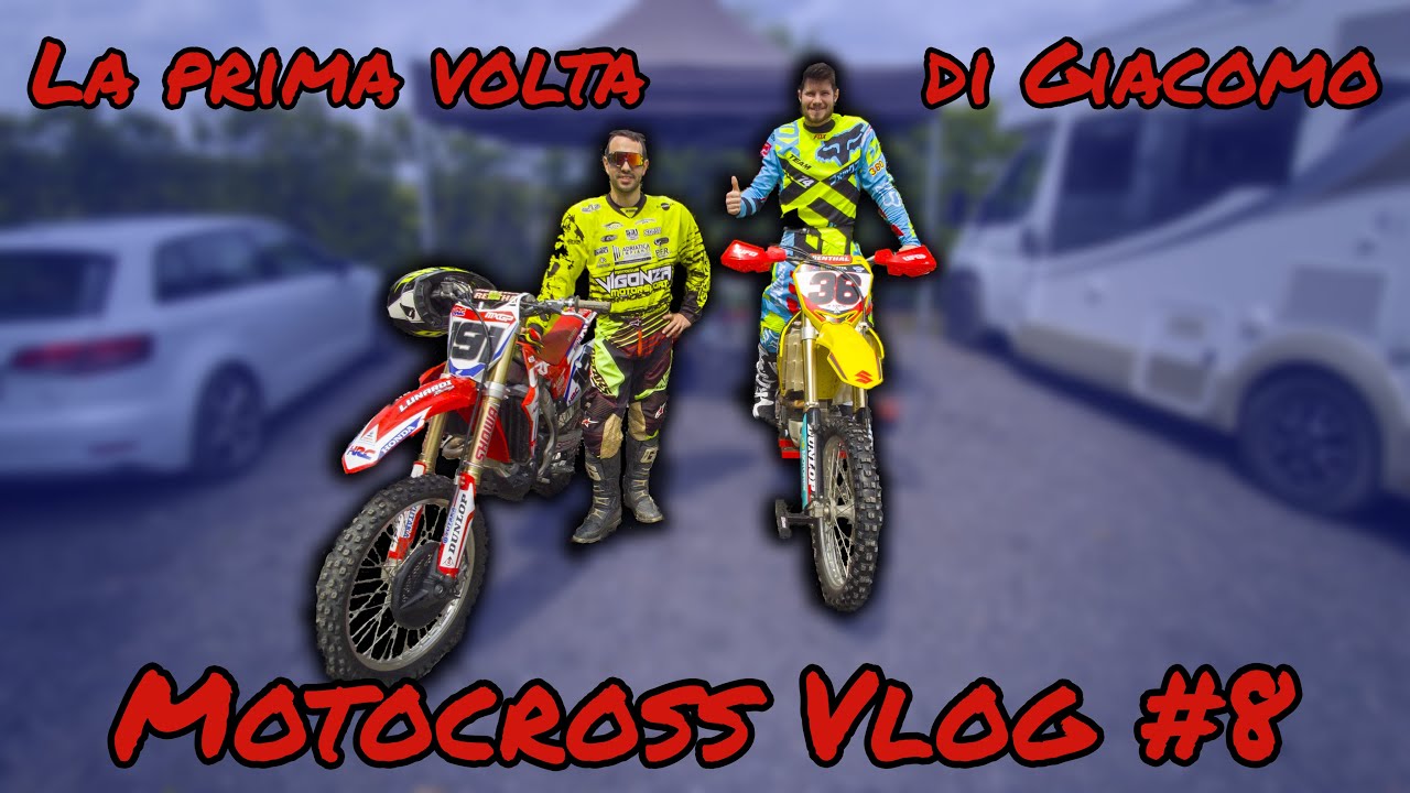 La PRIMA VOLTA (in pista) di Giacomo!! Guardate com'è andata! Motocross Vlog #08