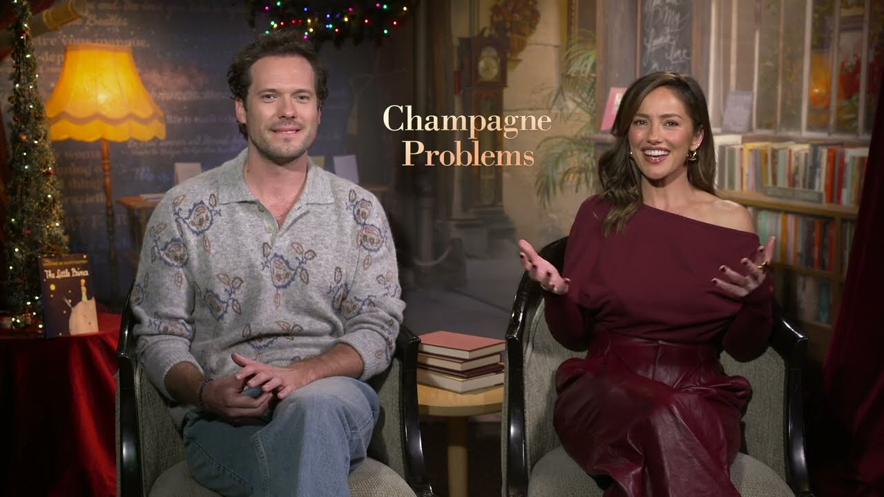 Minka Kelly & Tom Wozniczka Talk Netflix's Champagne Problems | Interview