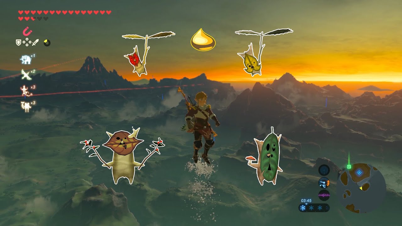 Zelda - Miniguida per ottenere semi di korogu infiniti e il glitch del salto lunare