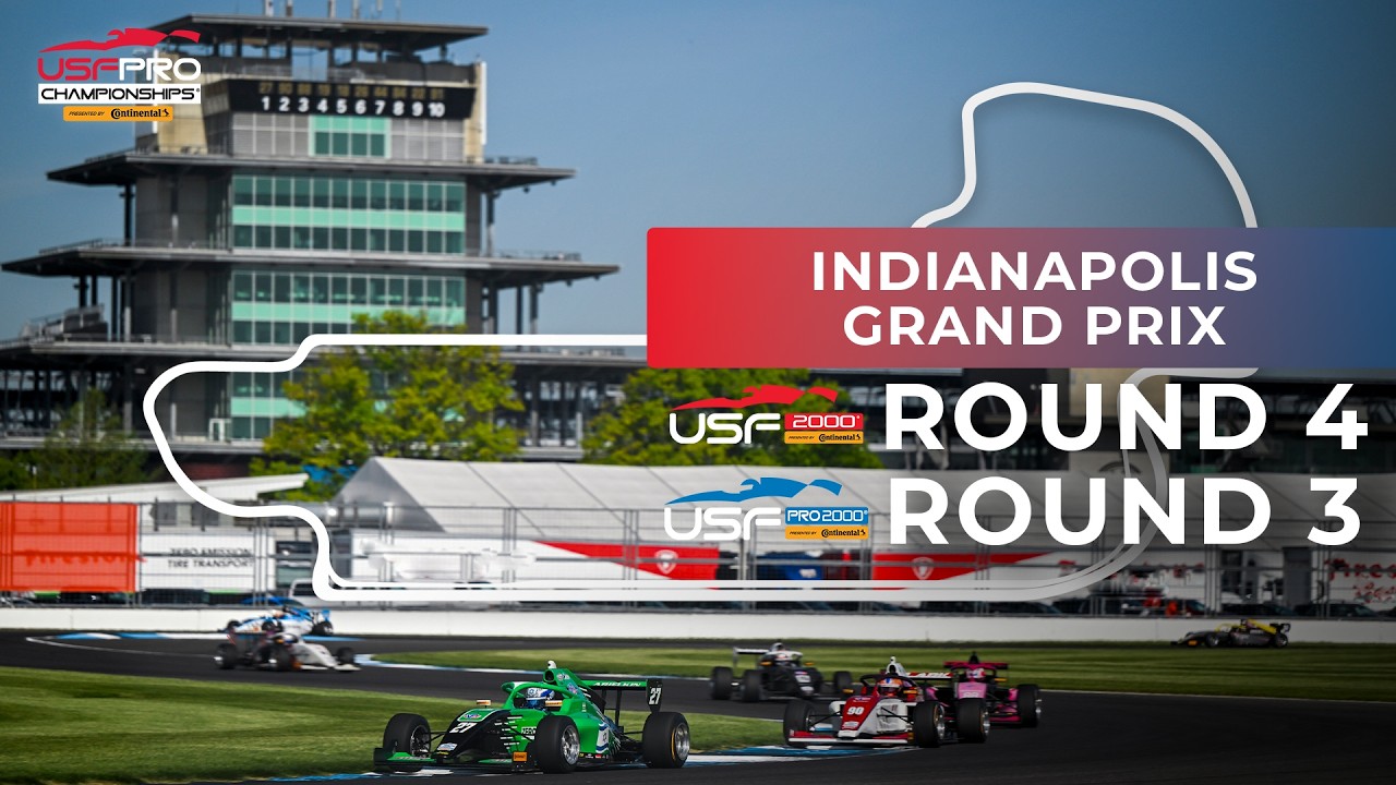 A Double Header In Indy! Watch USF2000 Race 2 Followed by USF Pro 2000 Race 1!