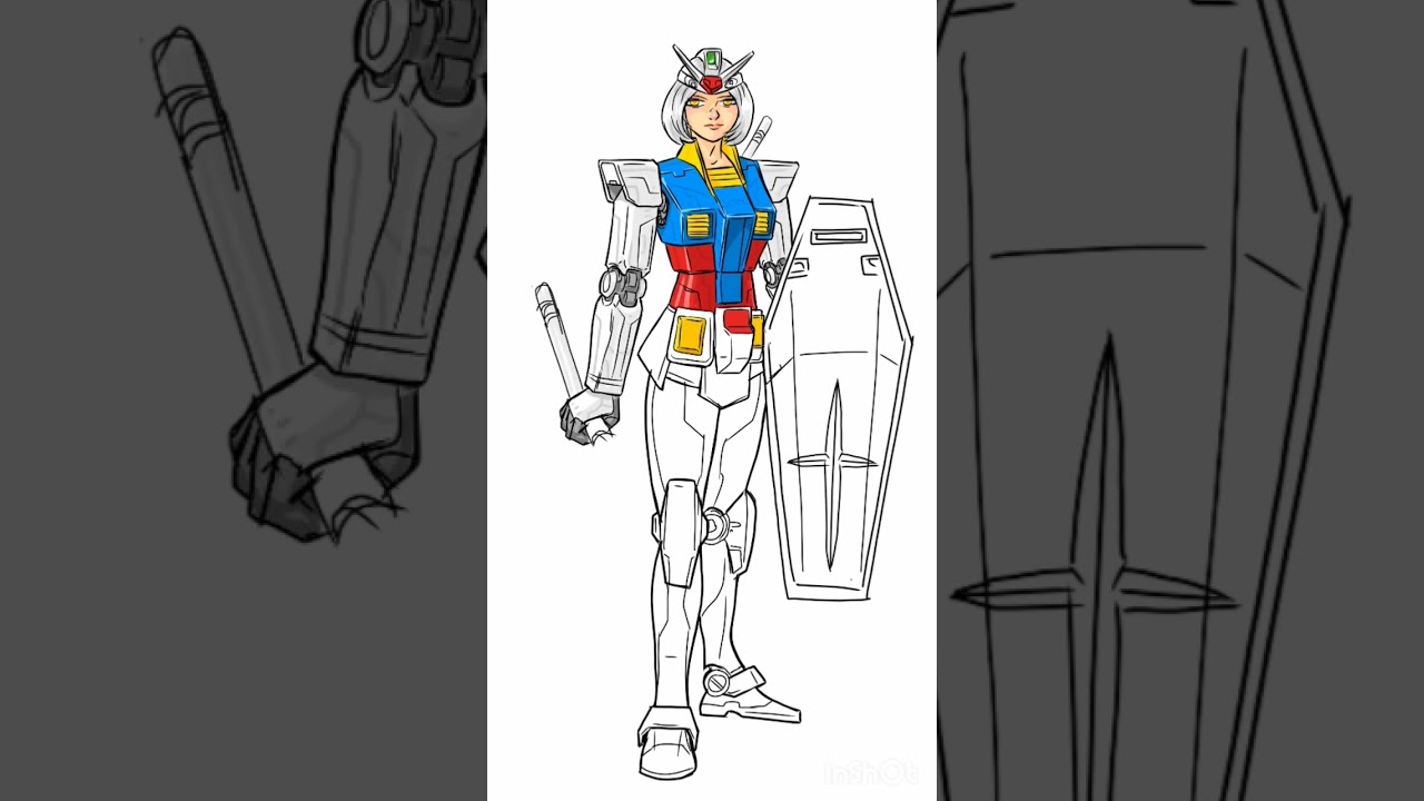 Gundam RX 78-2 #gundam #gundamrx78 #rx78 #ibispaintx #drawing #timelapse #howtodraw #robot #japan
