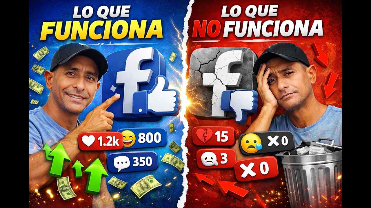 Lo que realmente funciona en facebook