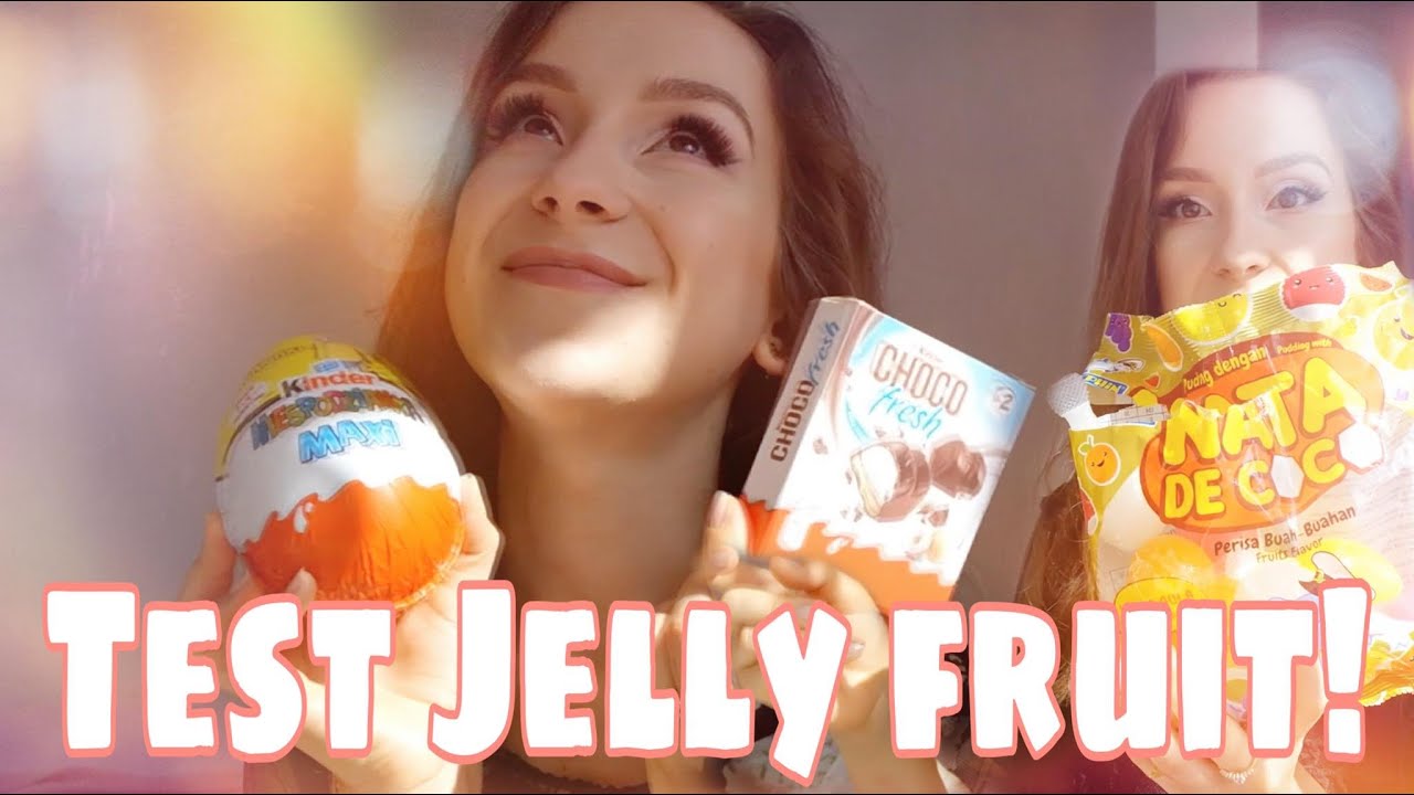 Wielki słodyczowy test!🍫Kinder, Jelly fruit, poptarts✨