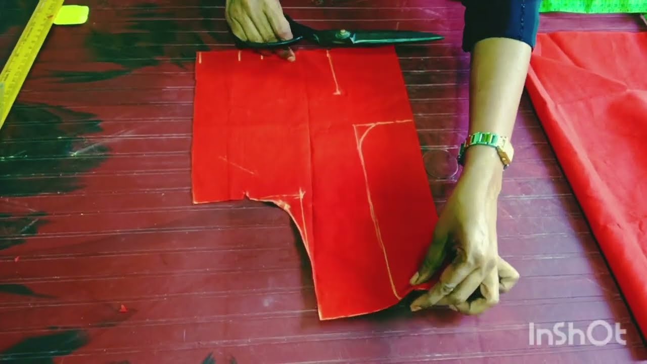 32 Inches Blouse Cutting & Stitching | Easy Method for Beginners#vairalshorts 