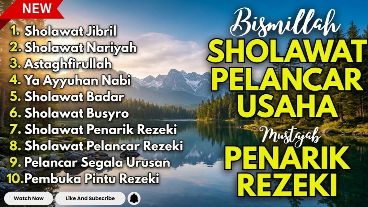 SHOLAWAT TERBARU 2026 | SHOLAWAT NABI PENARIK REJEKI | Sholawat Jibril, Sholawat Busyro, Nariyah