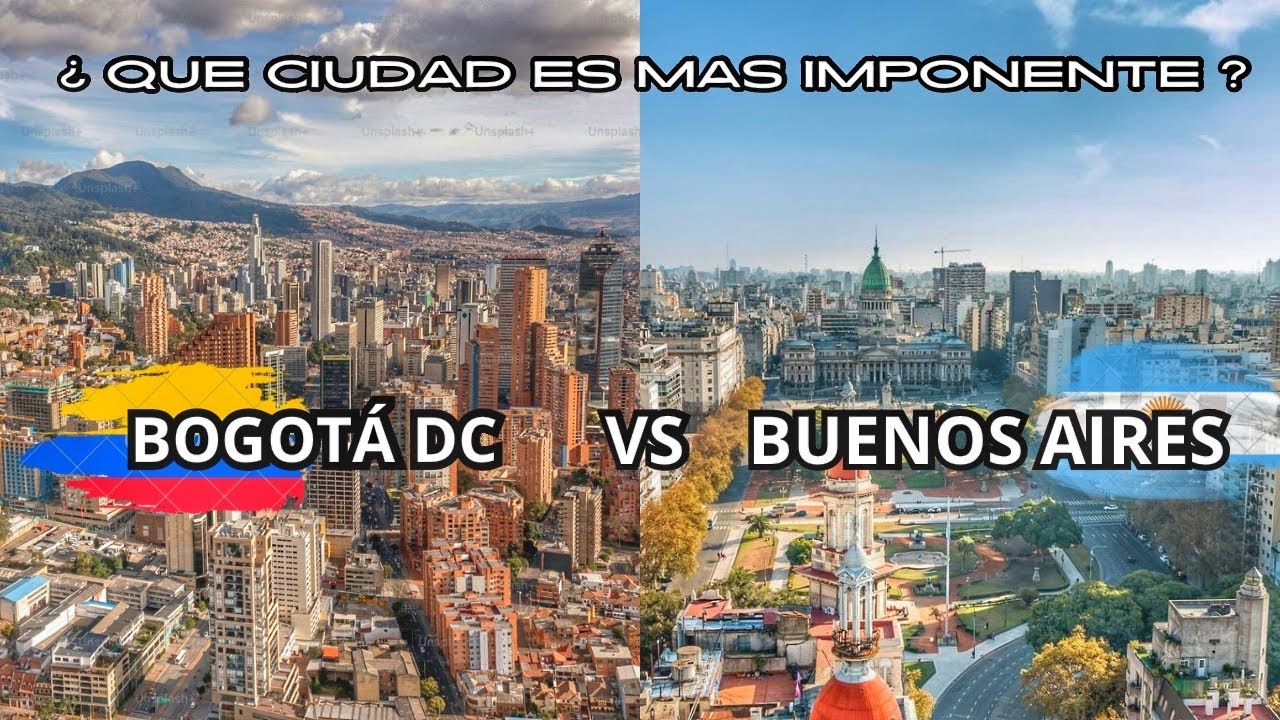 BOGOTÁ COLOMBIA 🇨🇴 VS BUENOS AIRES ARGENTINA 🇦🇷