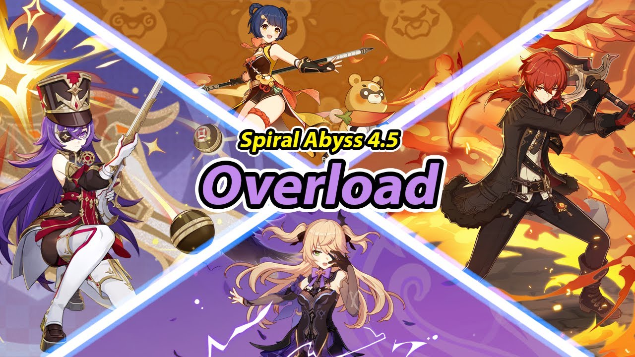 4.5 Spiral Abyss Diluc Chevreuse Overload