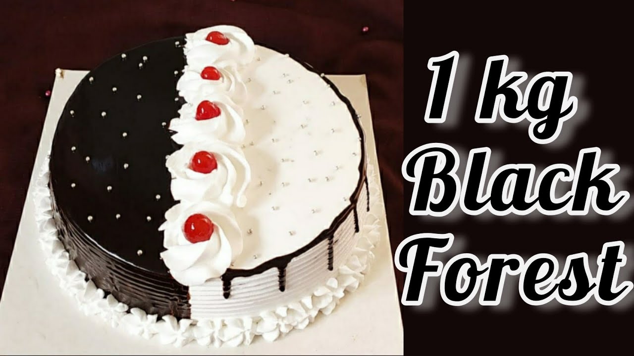 Black Forest Cake | Perfect 1kg Cake Recipe | Birthday Cake Recipe