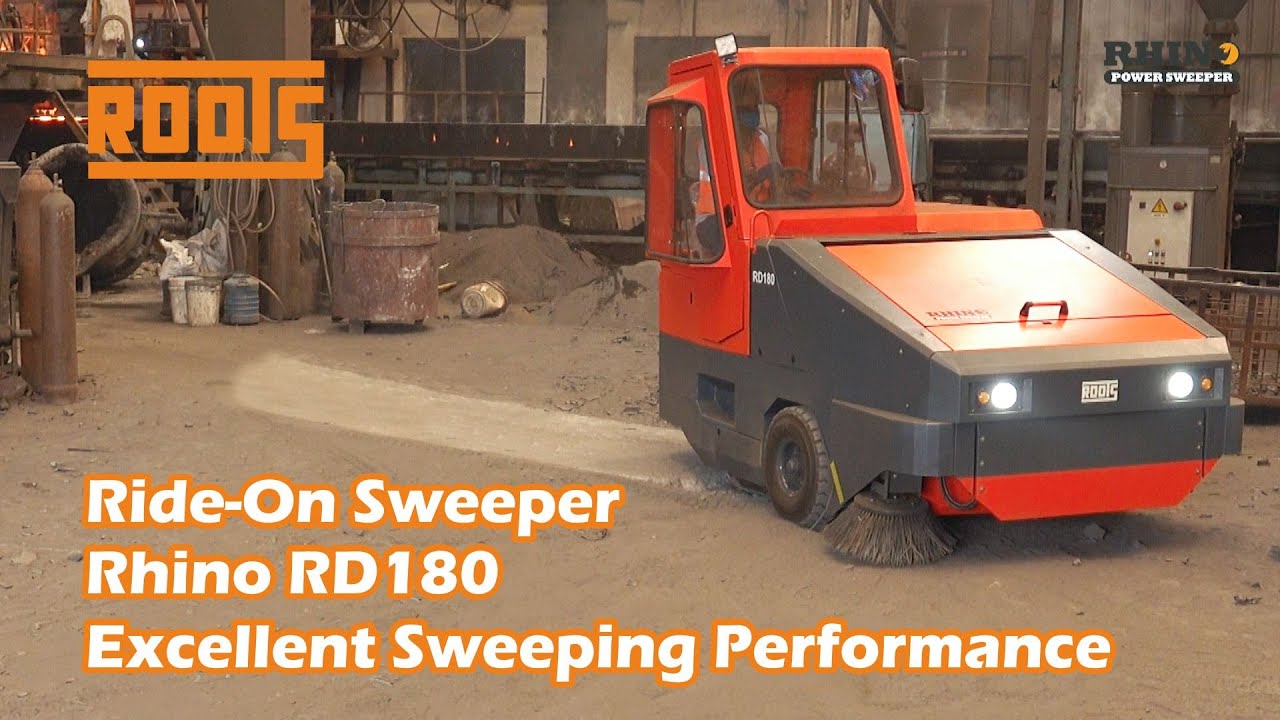 Roots Ride-on Sweeper Rhino Rhino RD180