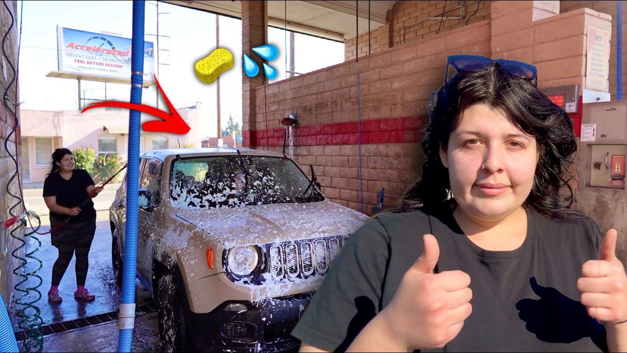 WASHING MY CAR FOR THE FIRST TIME AFTER  5 YEARS ♡