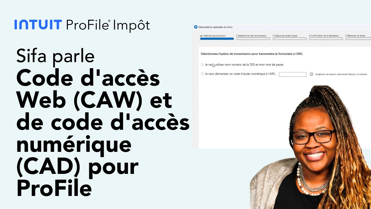 Code d'accès Web (CAW) et de code d'accès numérique (CAD) | Sifa Parle