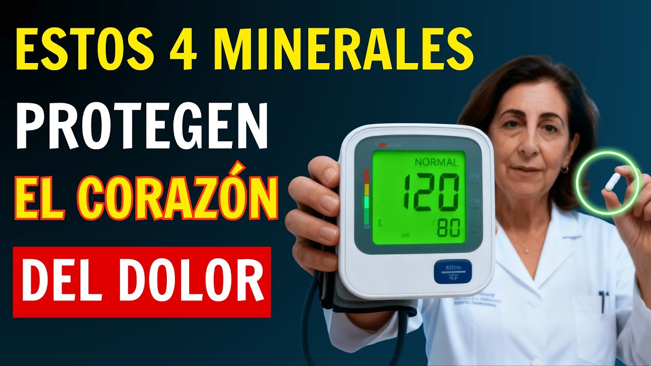 4 Minerales ESENCIALES que Debes Tomar para EVITAR el Dolor de Coraz&oacute;n