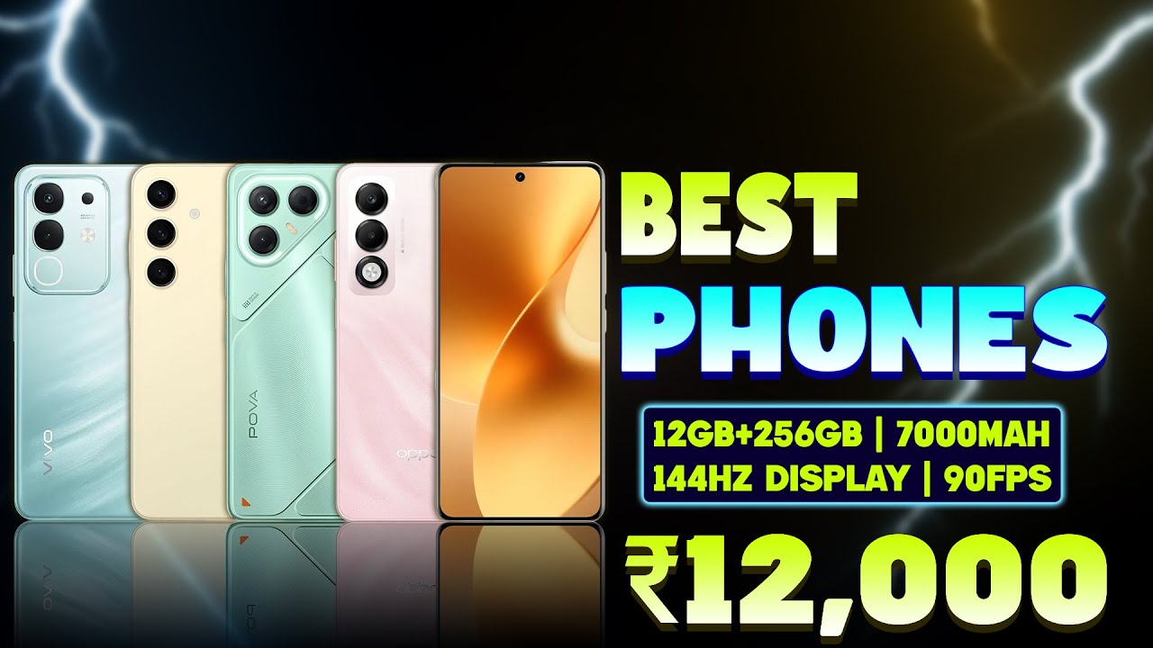 These ₹12,000 Phones Beat Flagships! ⚡ 7000mAh + 12GB Ram + 90FPS Gaming