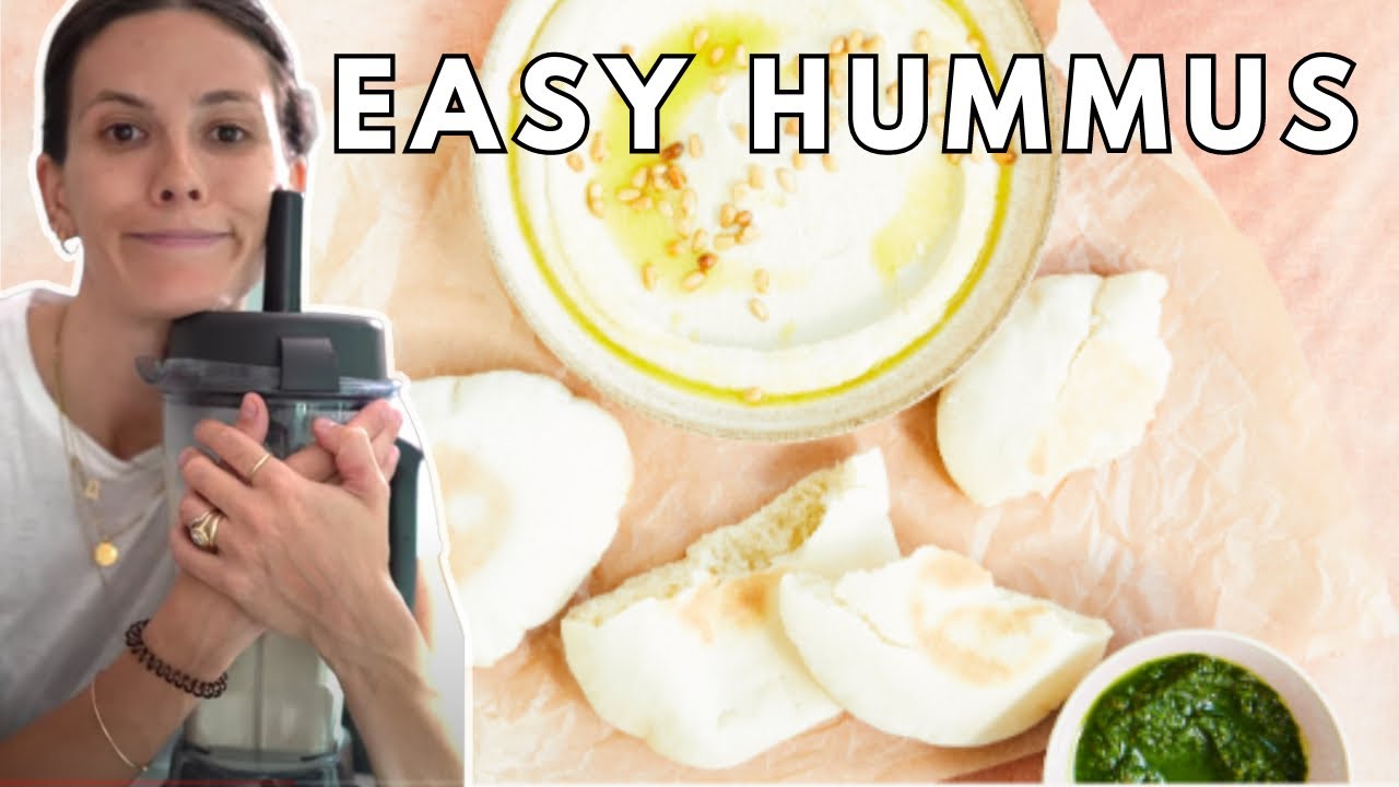 CANNED Chickpea Hummus Recipe (Israeli-Husband Approved!)