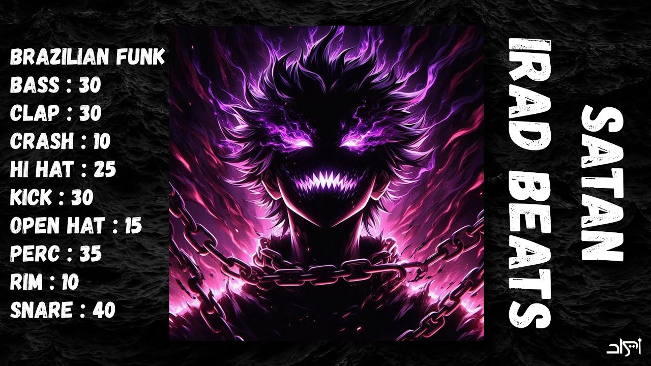 [+225] BRAZILIAN FUNK DRUM KIT [SATAN] 2025 | Free Download