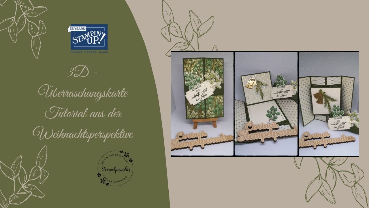 3D - Überraschungskarte | 3D - Surprise Card | Stampin Up!