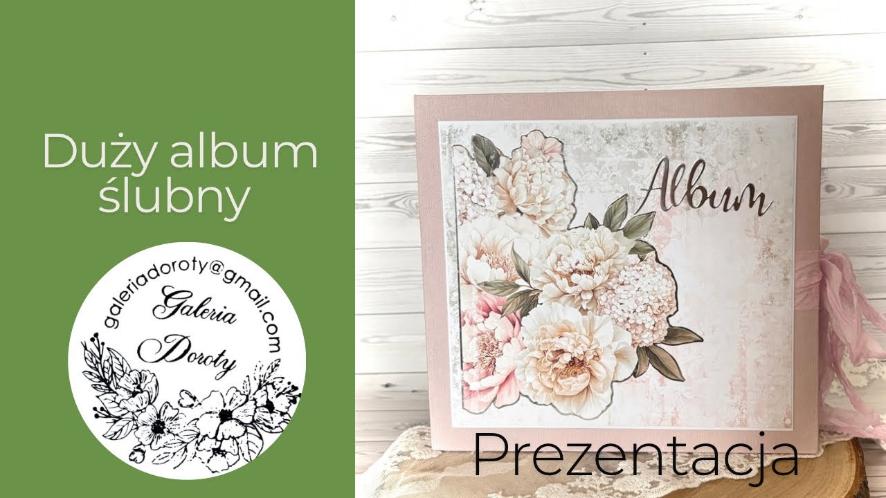 Duży album ślubny - prezentacja 