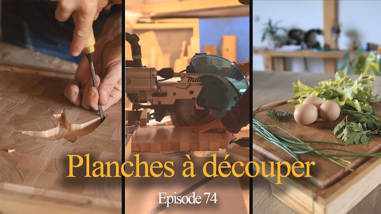 PLANCHES À DÉCOUPER EN BOIS DEBOUT ! EP-74 - Rénovation