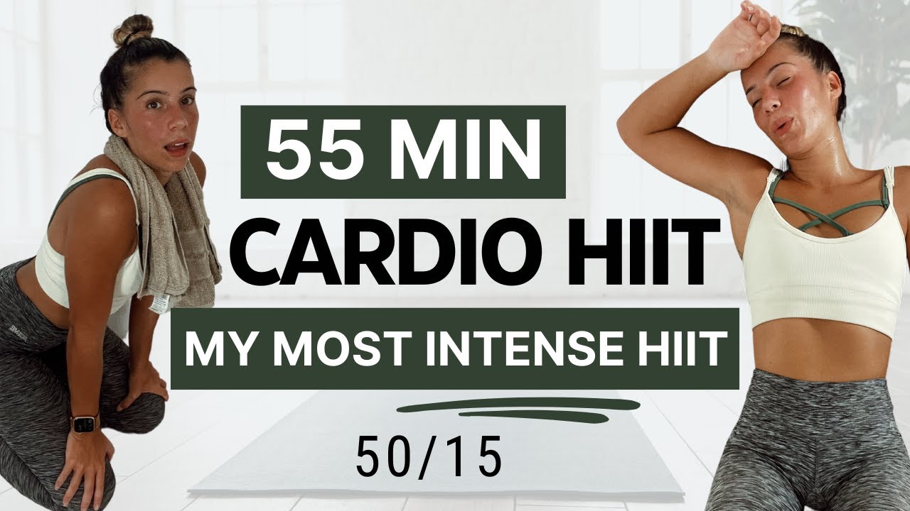 55 min MY MOST INTENSE full body HIIT! Burn up to 500 kcal 🔥NO REPEAT,  CARDIO & TONING workout