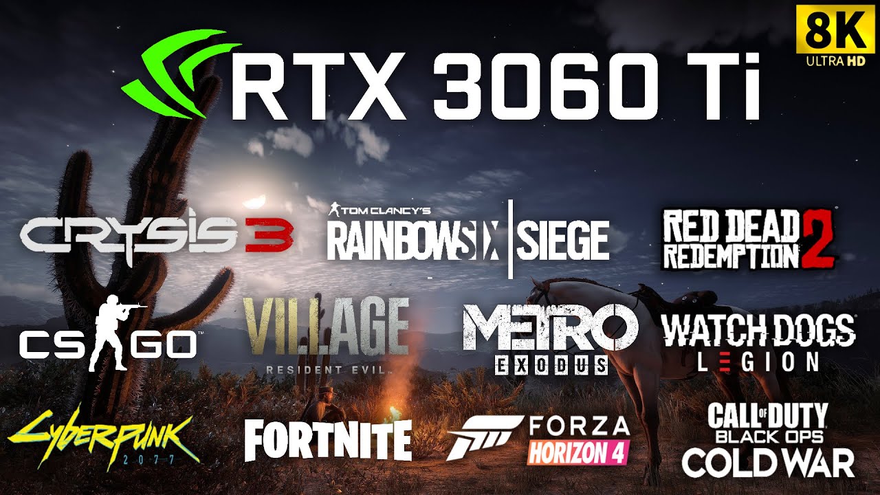 GeForce RTX 3060 Ti OC 8GB and 8K Gaming?! ➤ Test in 12 Games