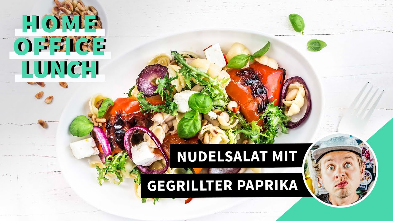 Schnell & Einfach - #Nudelsalat mit gegrillter Paprika