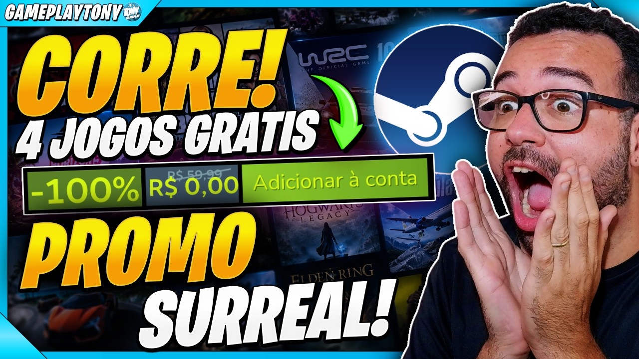 PROMO MALUCA 4 JOGOS GR&Aacute;TIS + TRIPLE A por R$ 7,50!