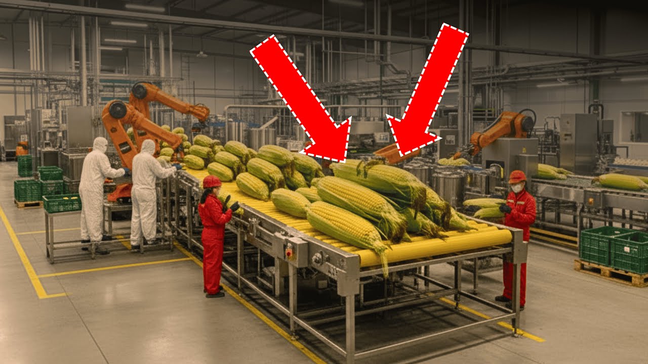Inside a 1,000,000 LB Sweet Corn Facility &ndash; Modern Creamy Milk Production