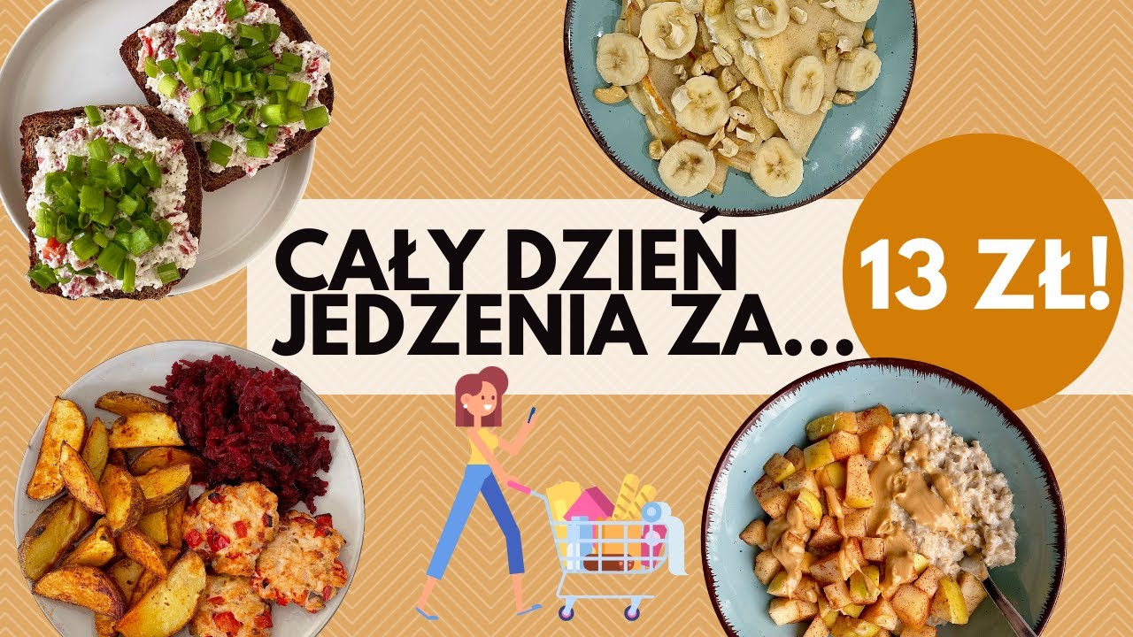 CAŁY DZIEŃ JEDZENIA ZA 13 ZŁ! 🤩 🍎