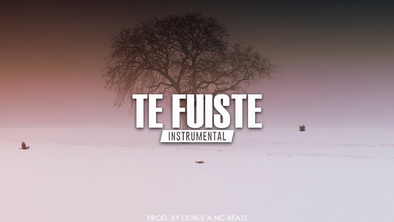 Te Fuiste - Beat Rap Romantico Triste 2020 / Sad Piano Instrumental