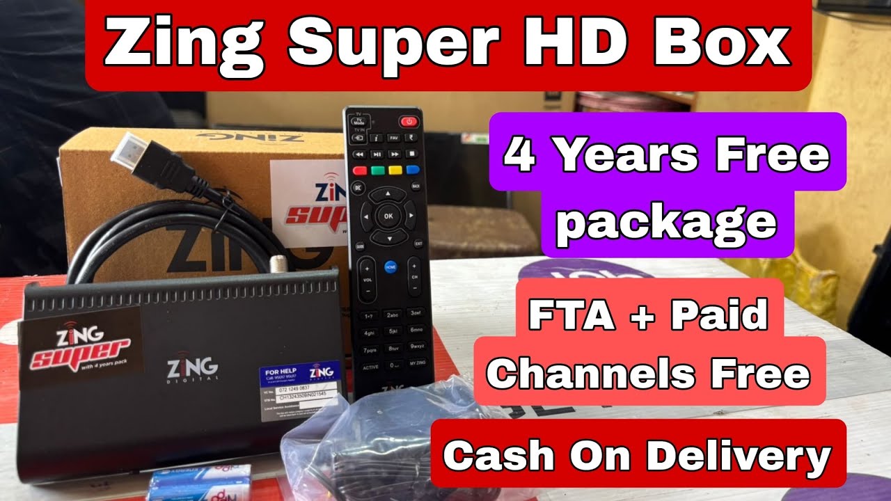 Zing Super HD box FREE FOR 4 YEARS 😍 | Buy now and get 126 rs recharge free