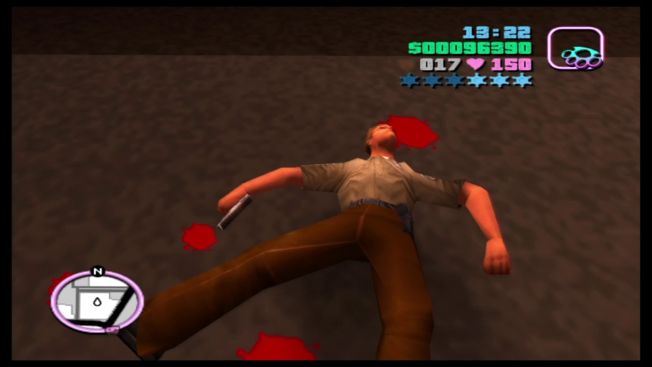 GTA Vice City: Punching People off the building